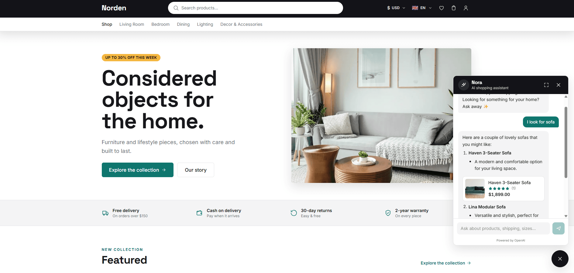 AI-Powered E-commerce Platform screenshot 1